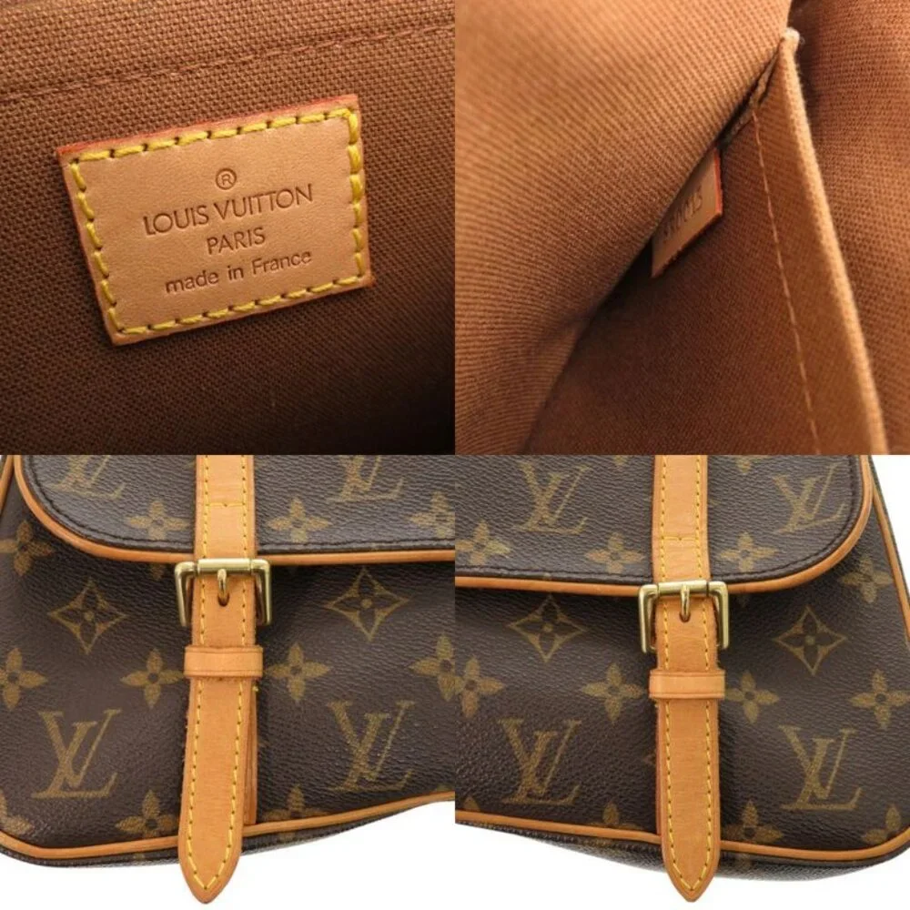 Louis Vuitton Marel Sac Ad Monogram Brown Backpack Daypack 0420 - Picture 8 of 10